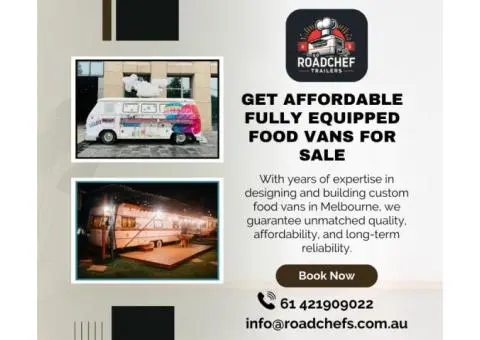 Get Affordable Fully Equipped Food Vans for Sale