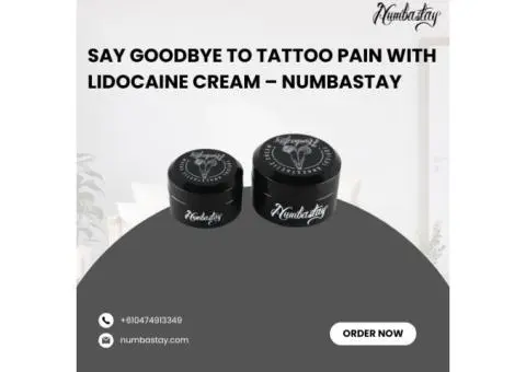 Say Goodbye to Tattoo Pain with Lidocaine Cream – Numbastay