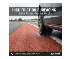 High Friction Surfacing Installation — Safer Roads, Proven Results