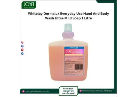 Whiteley Dermalux Everyday Use Hand And Body Wash Ultra-Mild Soap 1 Litre - Joya Medical Supplies