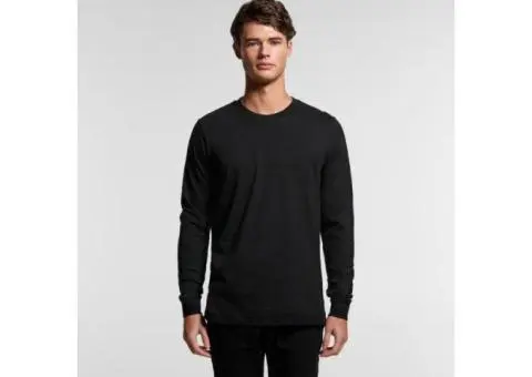 Mens Base Organic Long Sleeves Tee