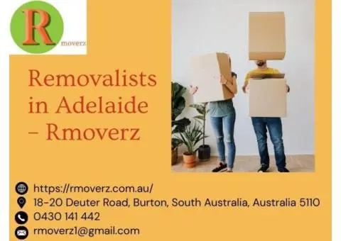 Reliable and Affordable Removalists in Adelaide – Rmoverz