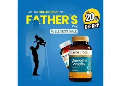 Father's Day Sale | Save Up to 20% OFF RRP On Health Supplements
