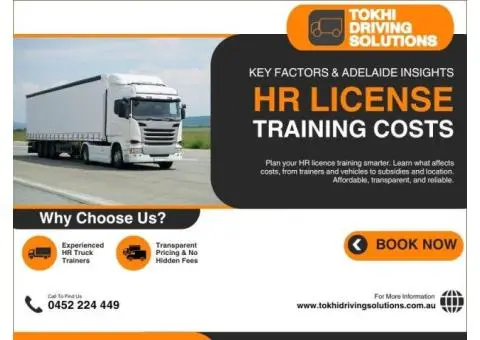 Factors Influencing HR Licence Training Costs in Australia