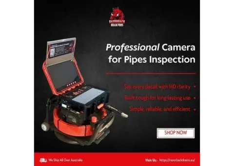 Professional Camera for Pipes Inspection – Reliable & Built to Last