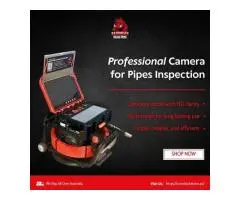 Professional Camera for Pipes Inspection – Reliable & Built to Last
