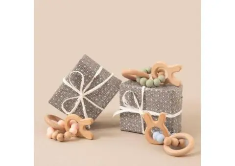 Shop Wooden Teething Rings in Bulk, Perfect for Your Store Needs