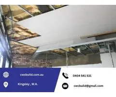 High-Quality Suspended Ceiling Repair in Perth by Accredited Tradesmen