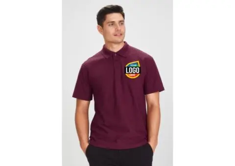 Customised Embroidered Polo T-Shirts with Your Logo