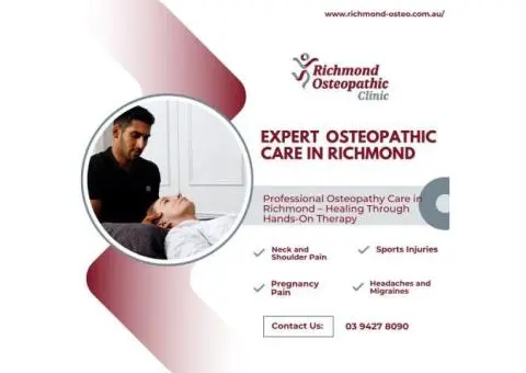 Professional Massage Therapy in Hawthorn at Richmond Osteopath