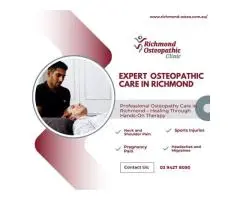 Professional Massage Therapy in Hawthorn at Richmond Osteopath