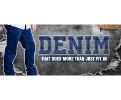 DENIM THAT DOES MORE THAN JUST FIT IN