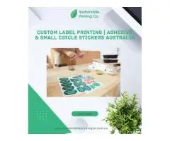 Custom Label Printing | Adhesive & Small Circle Stickers Australia