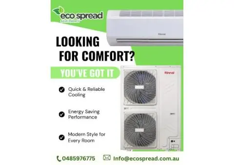 Ecospread Melbourne – Expert Aircon Installation for Year-Round Comfort!
