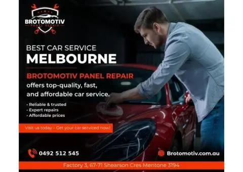 Quality Smash Repairs in Moorabbin by Brotomotiv