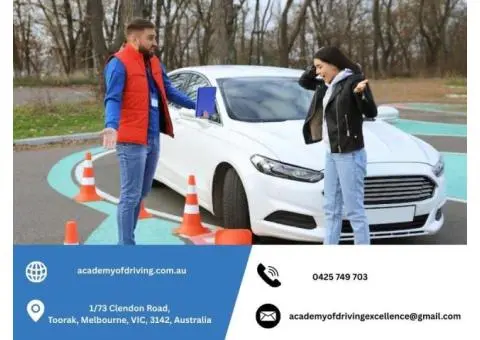 Our Driving Instructor in Melbourne Helps You Learn to Drive with Confidence