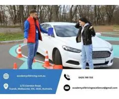 Our Driving Instructor in Melbourne Helps You Learn to Drive with Confidence