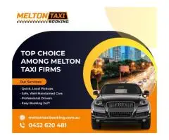 Book taxis services on number at Melton Taxi Booking