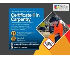 Start Your Career in Construction Today With Certificate III in Carpentry Adelaide