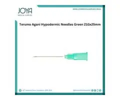 Terumo Agani Hypodermic Needles Green 21Gx25mm - Joya Medical Supplies