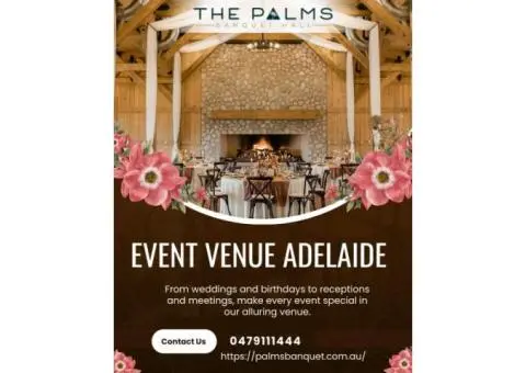 Event Hall For Grand Reception Nights | Palms Banquet