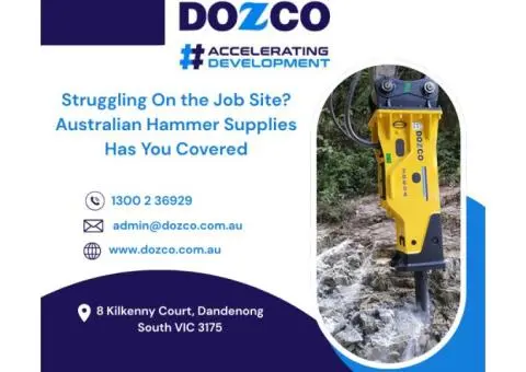 Struggling On the Job Site? Australian Hammer Supplies Has You Covered