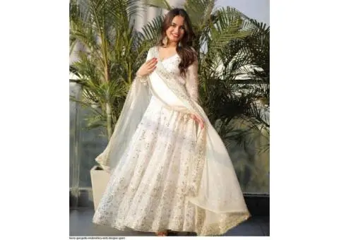 Pure Grace - Shop White Anarkali Suits at Mirraw