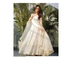 Pure Grace - Shop White Anarkali Suits at Mirraw