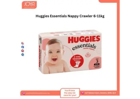 Huggies Essentials Nappy Crawler 6-11kg - Joya Medical Supplies