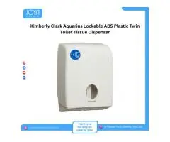 Kimberly Clark Aquarius Lockable ABS Plastic Twin Toilet Tissue Dispenser - Joya Medical Supplies