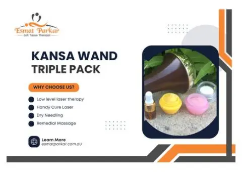Discover the Natural Healing Benefits of Kansa Wand Triple Pack for Skin and Wellness