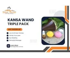 Discover the Natural Healing Benefits of Kansa Wand Triple Pack for Skin and Wellness