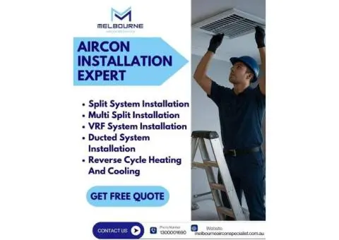 Cool Comfort Starts Here! Professional Aircon Installation Melbourne