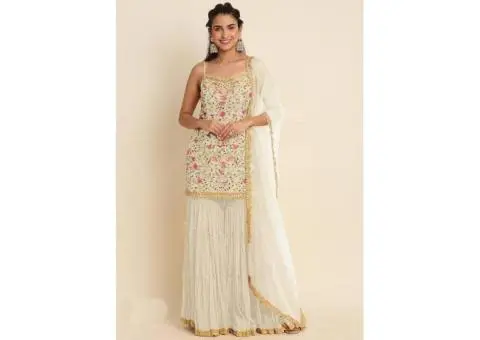 Minimal Chic – Lightweight Sharara Suits for Everyday Glam