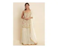 Minimal Chic – Lightweight Sharara Suits for Everyday Glam