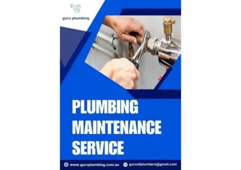 Plumbing Maintenance Service in Port Hedland - Guru Plumbing
