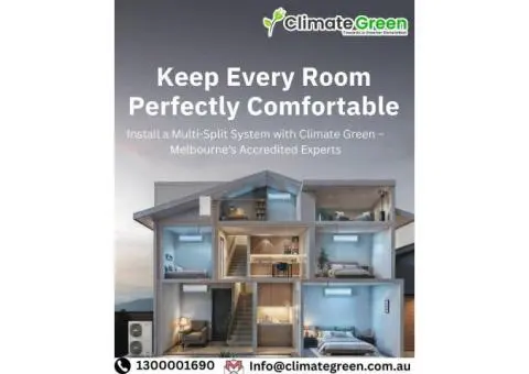 Multi-Split Aircon Installation Across Melbourne – Climate Green