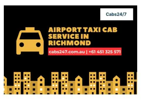 24/7 Airport Taxi Service Richmond | On-time Arrival