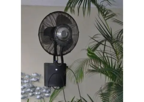 Tornado Wall-mounted Misting Fans in Sydney, Australia