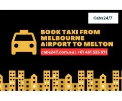 24/7 Taxi Service Melton Airport | Premium Transfers in Melton, Victoria