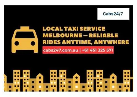 Local Taxi Service Melbourne – Reliable Rides Anytime, Anywhere