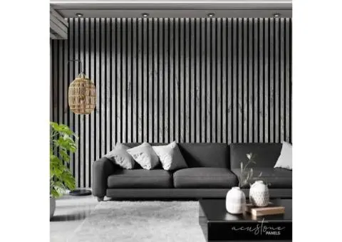 Premium Acustone South Grey Stone Panels — Only Few Panels Left!