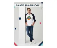 Spring Outfits — Men’s Raglan Tee | Personalized Comfy Fits for Men’s Fashion