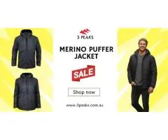 Women’s Merino Puffer Jacket – Premium Warmth & Comfort | On Sale Now