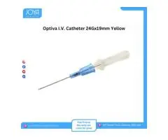 Optiva I.V. Catheter 24Gx19mm Yellow - Joya Medical Supplies