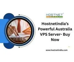 Hostnetindia’s Powerful Australia VPS Server- Buy Now