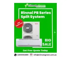 VEU Rebate Sale! Rinnai PB Series Split AC | Supplied & Installed