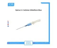 Optiva Catheter 22GX25mm Blue - Joya Medical Supplies