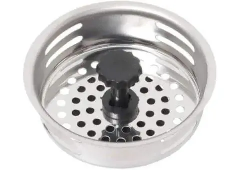 1PC 8CM Stainless Steel Kitchen Sink Strainer Waste Plug Filter Drain Stopper (1