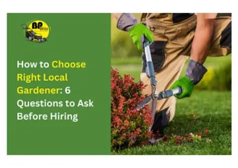 Looking for a local gardener in Adelaide